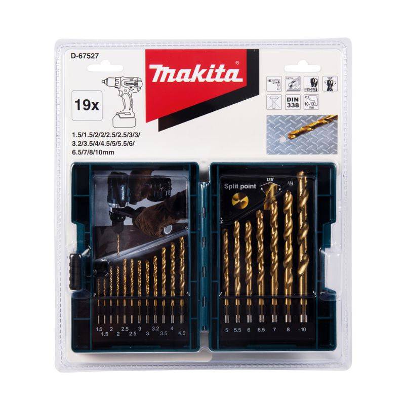 Makita - Coffret de forets MAKITA D-67527 - pour le perçage dans le métal - 19 pièces Makita - Imagen 1