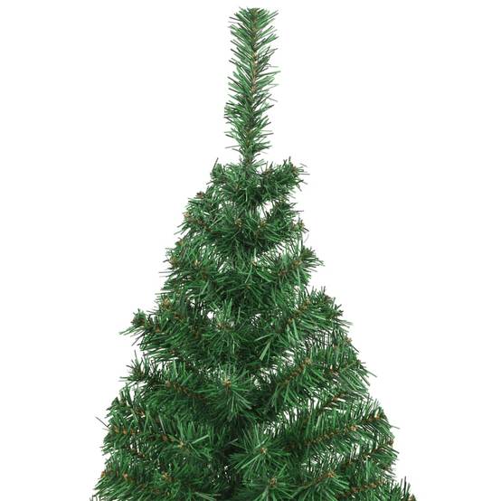 Vidaxl - Arbre de Noël artificiel avec branches épaisses vert 210 cm PVC vidaXL 321036 - Image 4