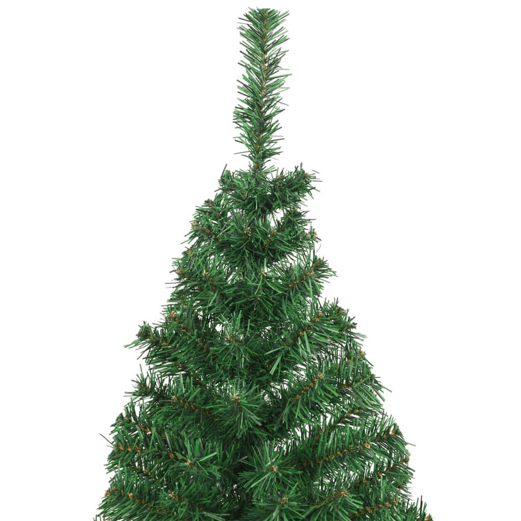 Vidaxl - Arbre de Noël artificiel avec branches épaisses vert 210 cm PVC vidaXL 321036 - Image 4