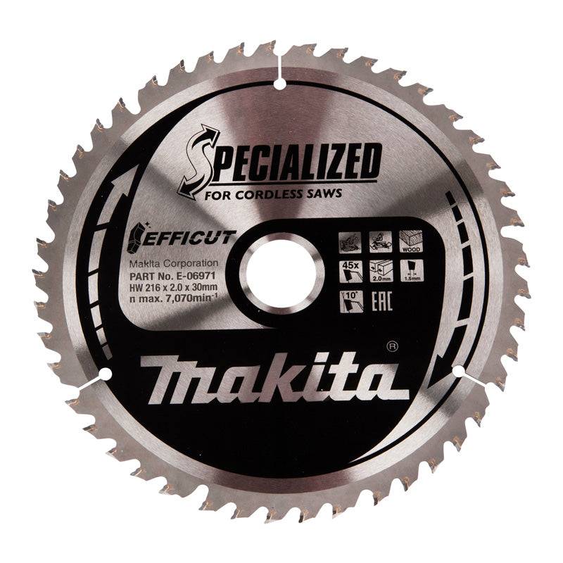 Makita - Lame de scie circulaire, T.C.T Efficut, 305 x 30 mm, 80 dents - MAKITA - B-67262 - Imagen 4
