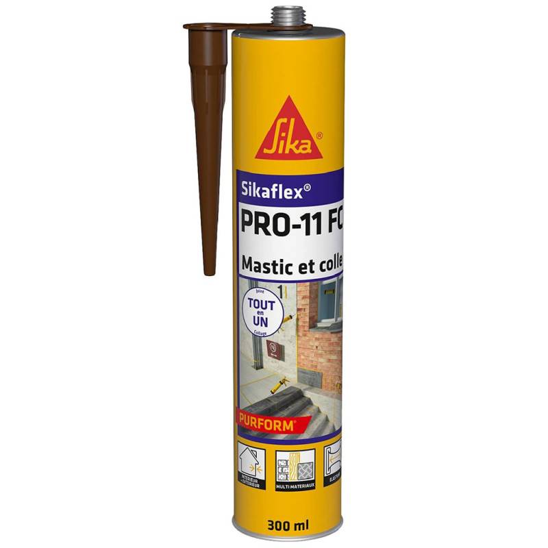 Mastic colle polyuréthane SIKAFLEX PRO 11 FC gris cartouche 300ml - SIKA - 659662 - Image 4