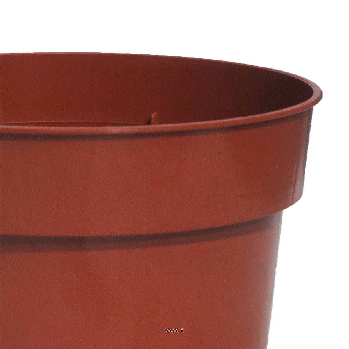 Artificielles - Pot conteneur Plastique Godet de plantation 9 cm Marron - dimlon: 9 cm - couleur: Marron - Imagen 3