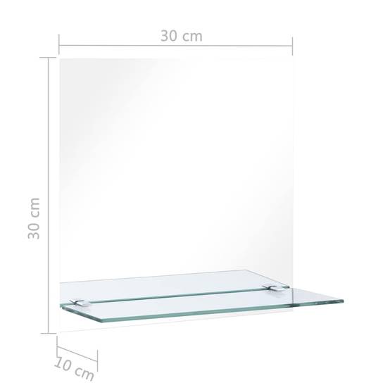 Prolenta Premium - Miroir Clendenin Argent 30 X 30 cm - P87209A - Image 6