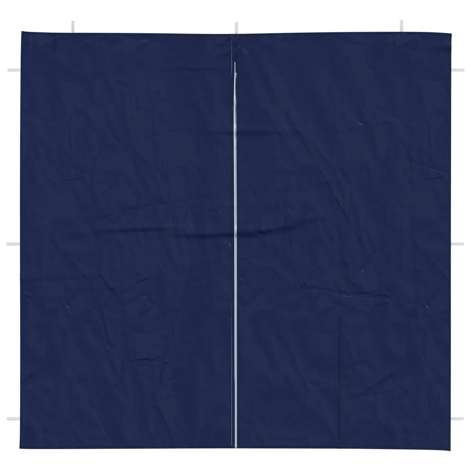 Mur de tente de fête PE et acier bleu 200 x 195 cm - PANGIVO - Image 3