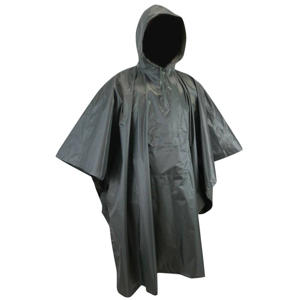 LMA - Poncho de pluie LMA Climat Kaki Foncé Unique