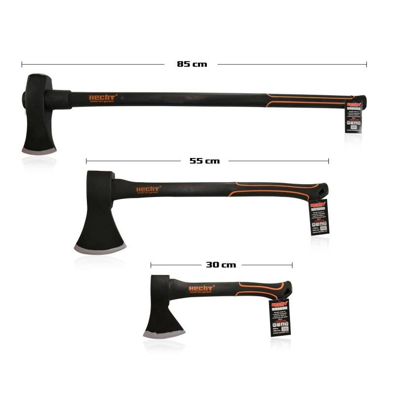 Hecht Set a 3 Haches merlin a fendre couperet 30-55-85 cm Nr. 1 - Image 1
