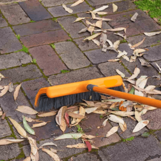 Balai de Cantonnier à Poils Recourbés | Balai Brosse Extérieur | Outils jardinage avec Manche Télescopique de 93 à 153 cm- VENTEO - Image 9
