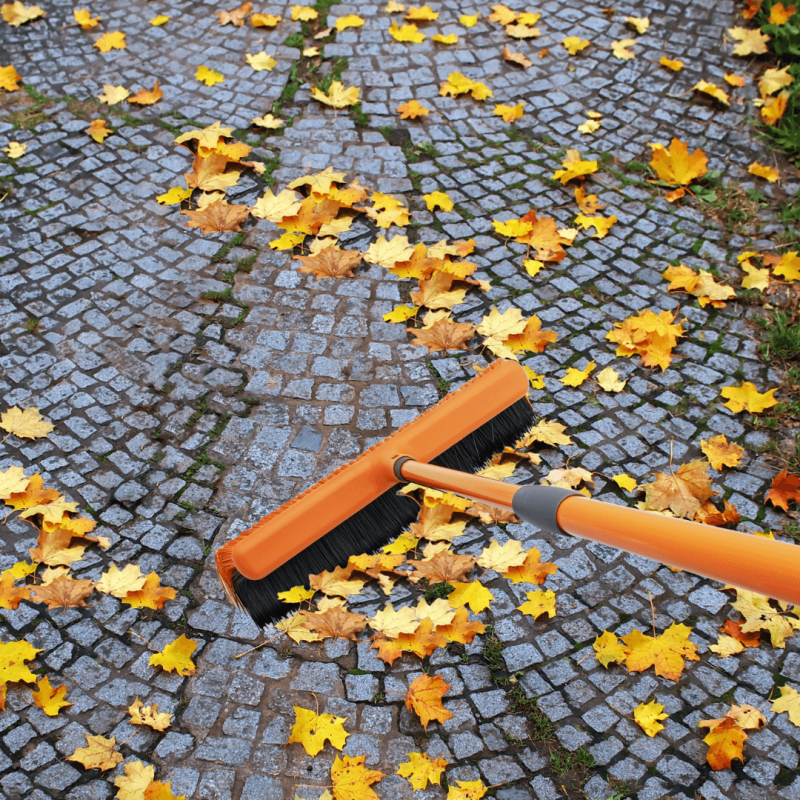 Balai de Cantonnier à Poils Recourbés | Balai Brosse Extérieur | Outils jardinage avec Manche Télescopique de 93 à 153 cm- VENTEO - Image 10