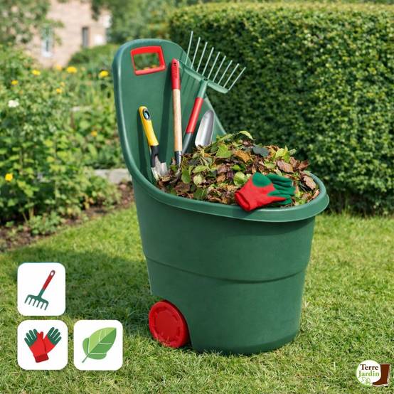 Chariot de jardin 2 roues 45 L - Image 5
