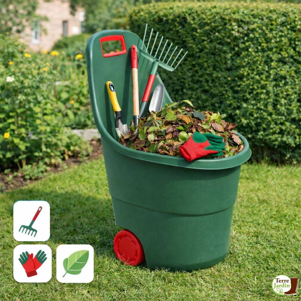 Chariot de jardin 2 roues 45 L - Image 5