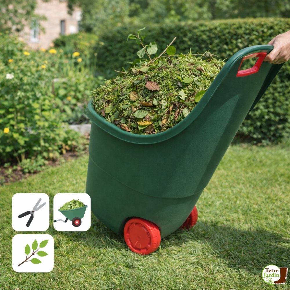 Chariot de jardin 2 roues 45 L - Image 4