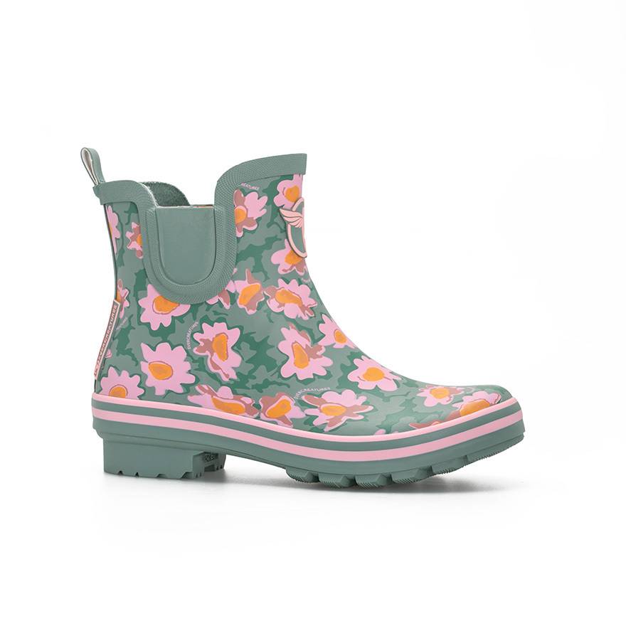 Rouchette - DAISIES Meadow Ankle Green Rouchette - Image 1