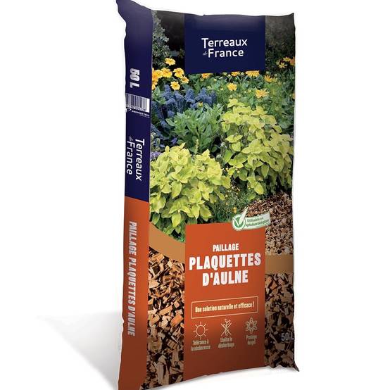 Promesse de Fleurs - Plaquettes d'aulne en sac de 50L