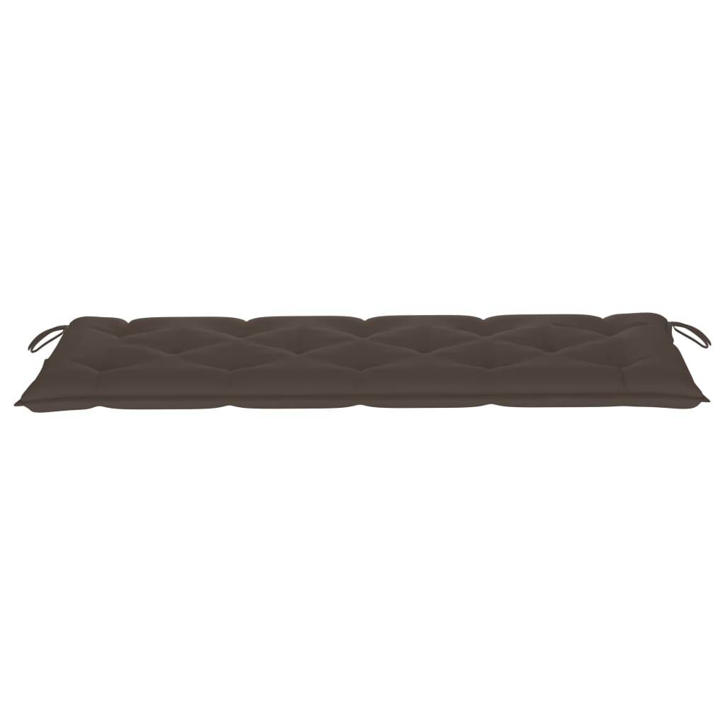 Helloshop26 - Banc de jardin meuble de patio d'extérieur terrasse avec coussin 157 cm bois d'acacia massif - Imagen 7