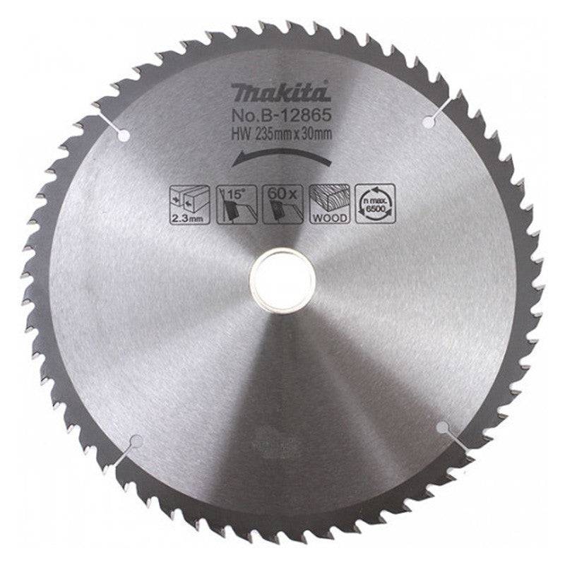 Makita - Lame carbure pour scie circulaire MAKITA B-12865 235x30mm, 60 dents, pour le bois Makita - Imagen 1