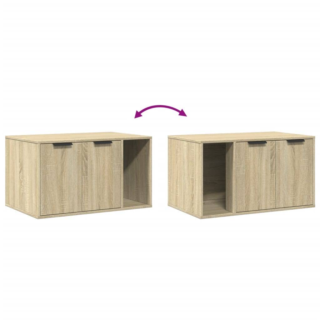 Chatiere bois marron  80 x 50 x 45 cm  - Prolenta premium p353.5 - Image 8