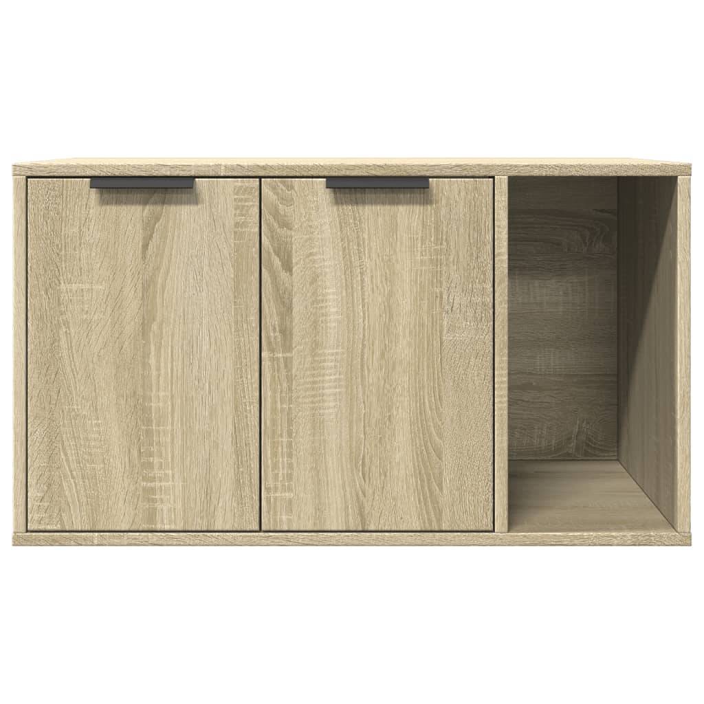 Chatiere bois marron  80 x 50 x 45 cm  - Prolenta premium p353.5 - Image 5