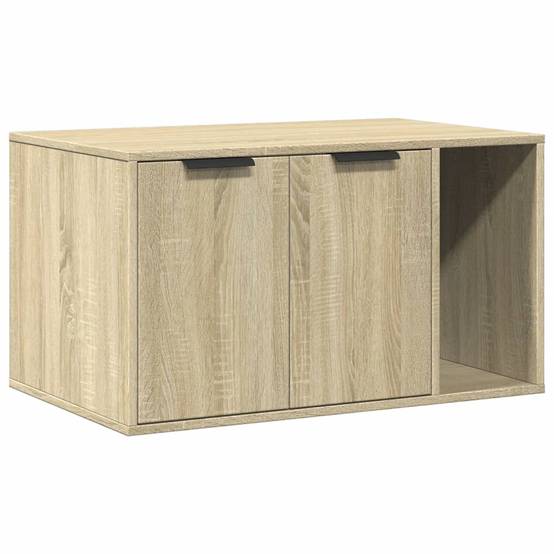 Chatiere bois marron 80 x 50 x 45 cm - Prolenta premium p353.5 - Image 1
