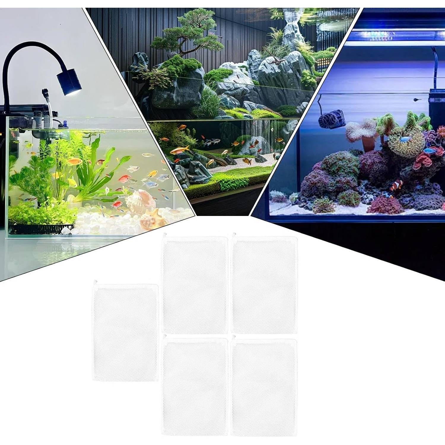 DtopbuyAge - Lot de 5 Sacs Filtration Réutilisables - Eau Propre DtopbuyAge - Image 3