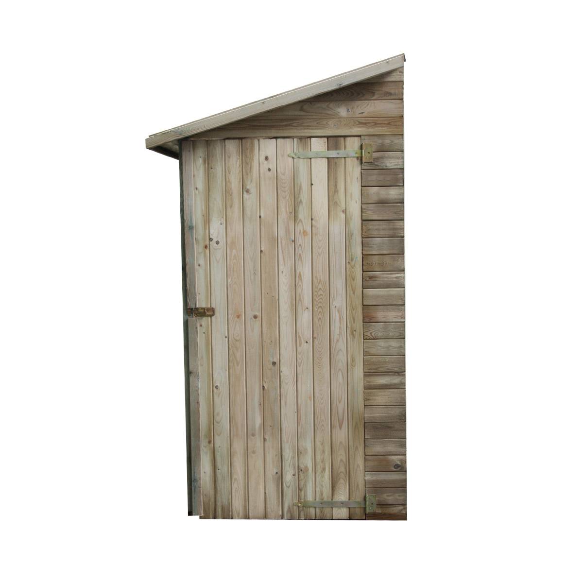 Abri de rangement adossé en bois 2,63 m² Elisa - Cémonjardin - Image 1