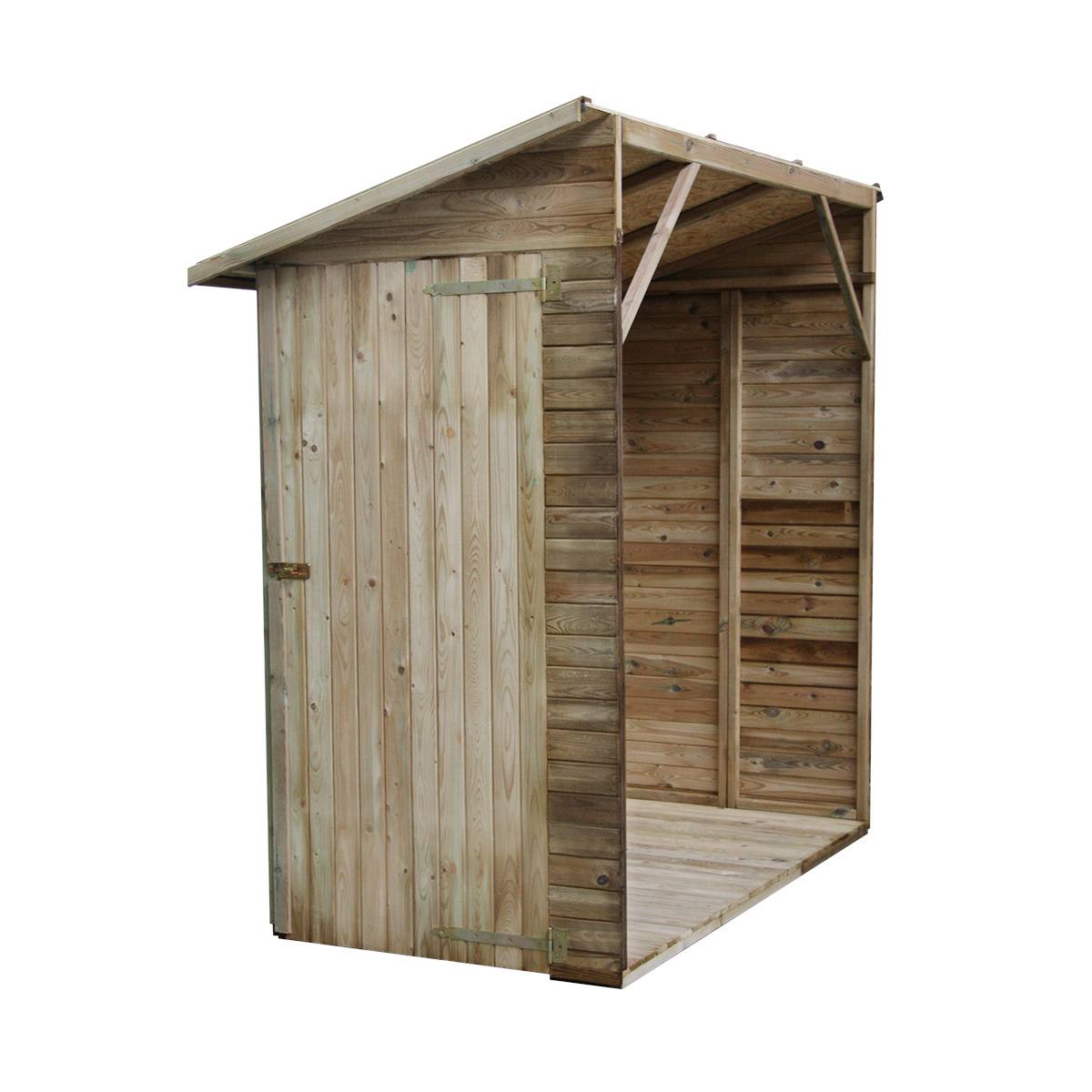 Abri de rangement adossé en bois 2,63 m² Elisa - Cémonjardin - Image 6
