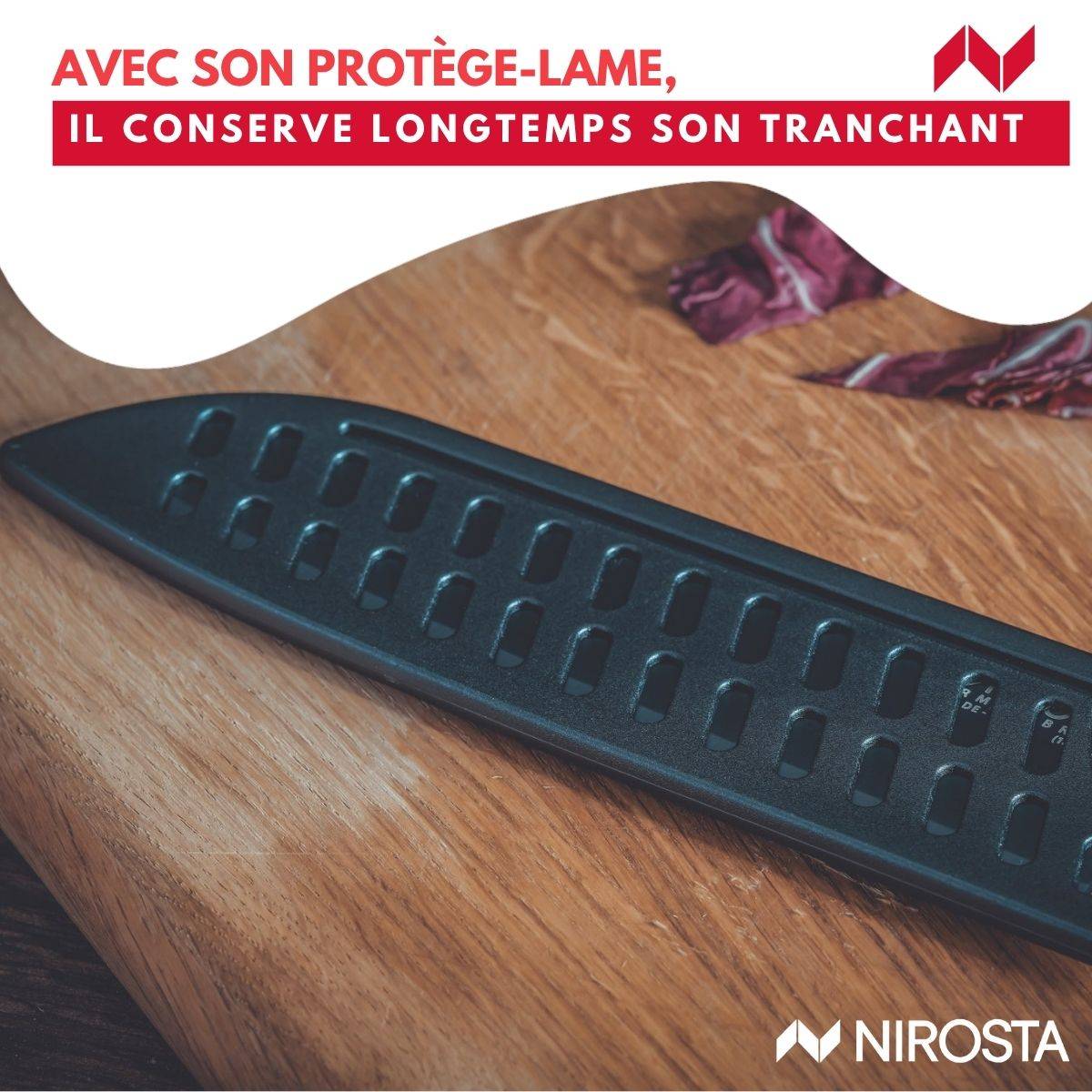 Couteau Santoku 31 cm Nirosta Flow - Image 7