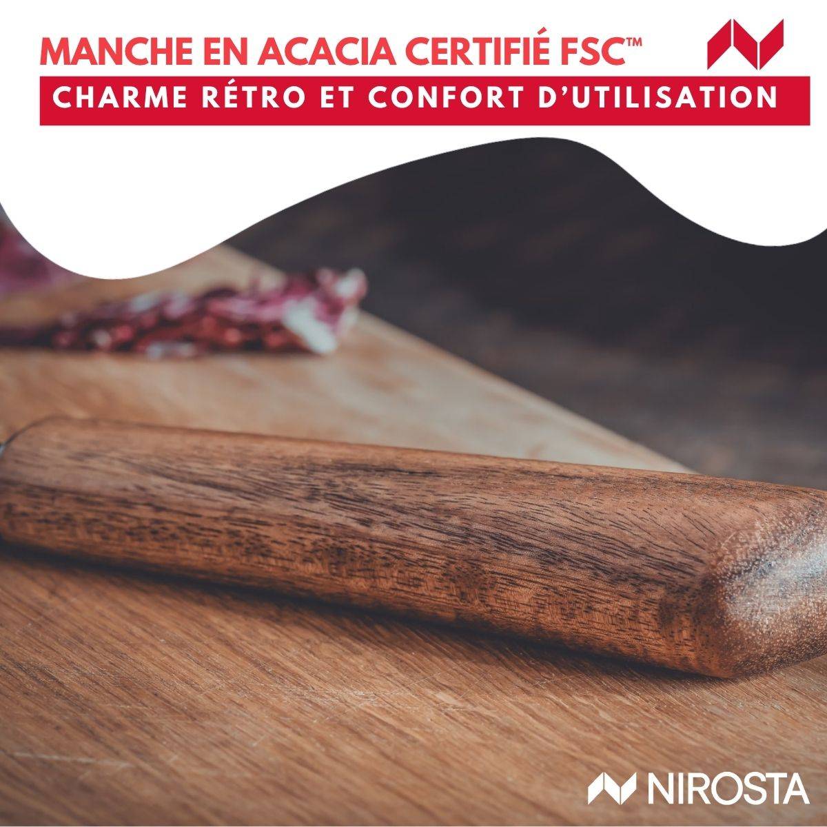 Couteau Santoku 31 cm Nirosta Flow - Image 6