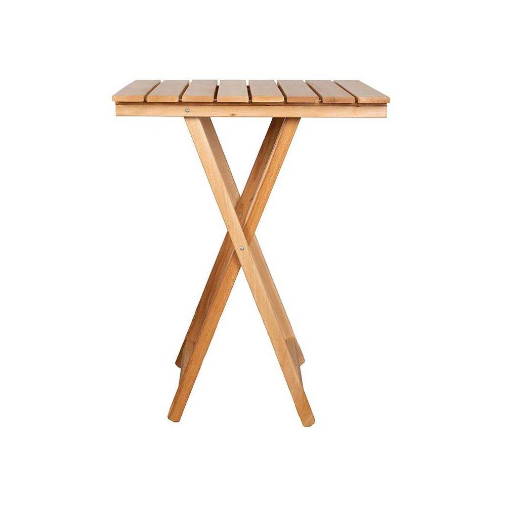 Italiadoc - Table pliante 60 x 60 cm en bois - Imagen 3