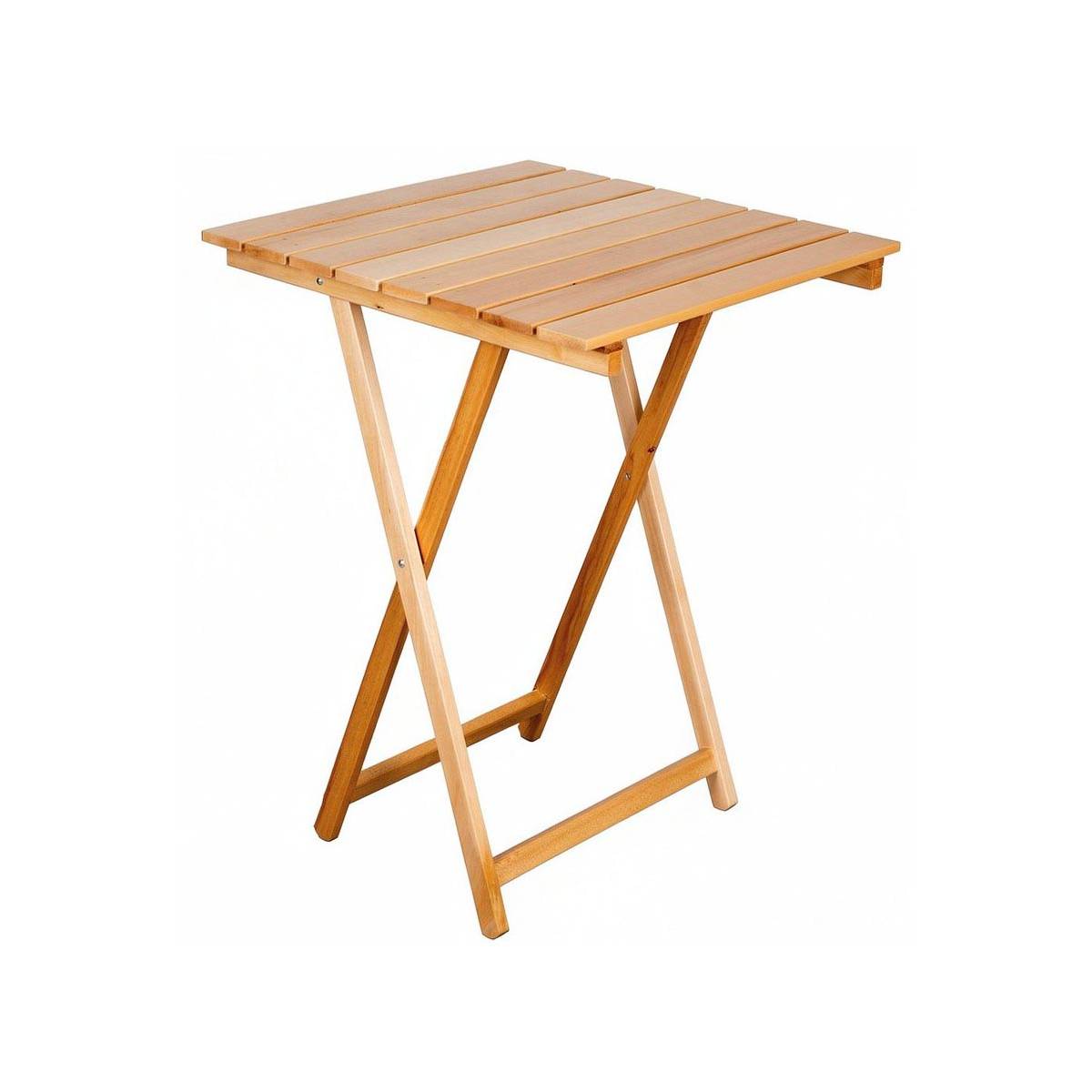Italiadoc - Table pliante 60 x 60 cm en bois - Imagen 1