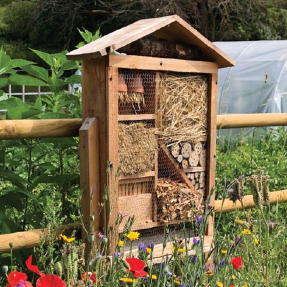 Atelier du Morvan - Hôtel à insectes géant - 1,5m - Imagen 2