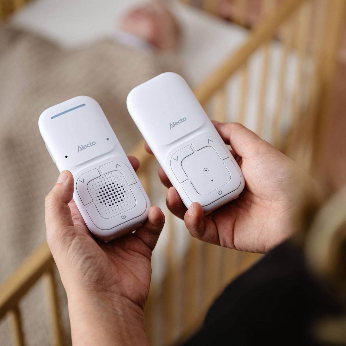 Babyphone Audio DECT VOX 50m Intérieur 300m Extérieur bidirectionnel Caméra de surveillance Bébé Alecto - Image 3