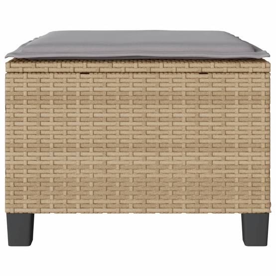 Petit Salon de Jardin 3 Pièces Beige pour Balcon avec 2 Fauteuils et Repose-Pieds/Table Basse – ComfortXL Outdoor Living - Image 8