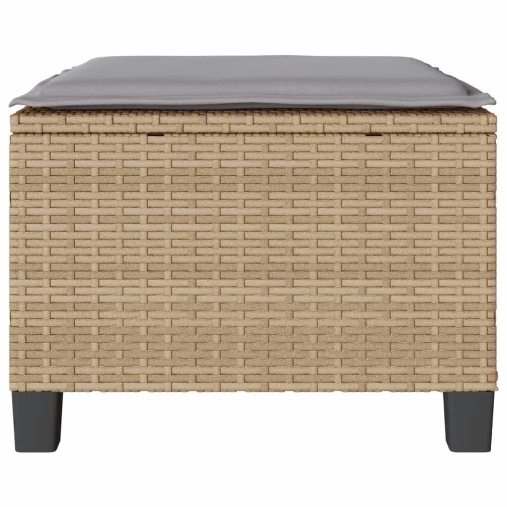 Petit Salon de Jardin 3 Pièces Beige pour Balcon avec 2 Fauteuils et Repose-Pieds/Table Basse – ComfortXL Outdoor Living - Image 8