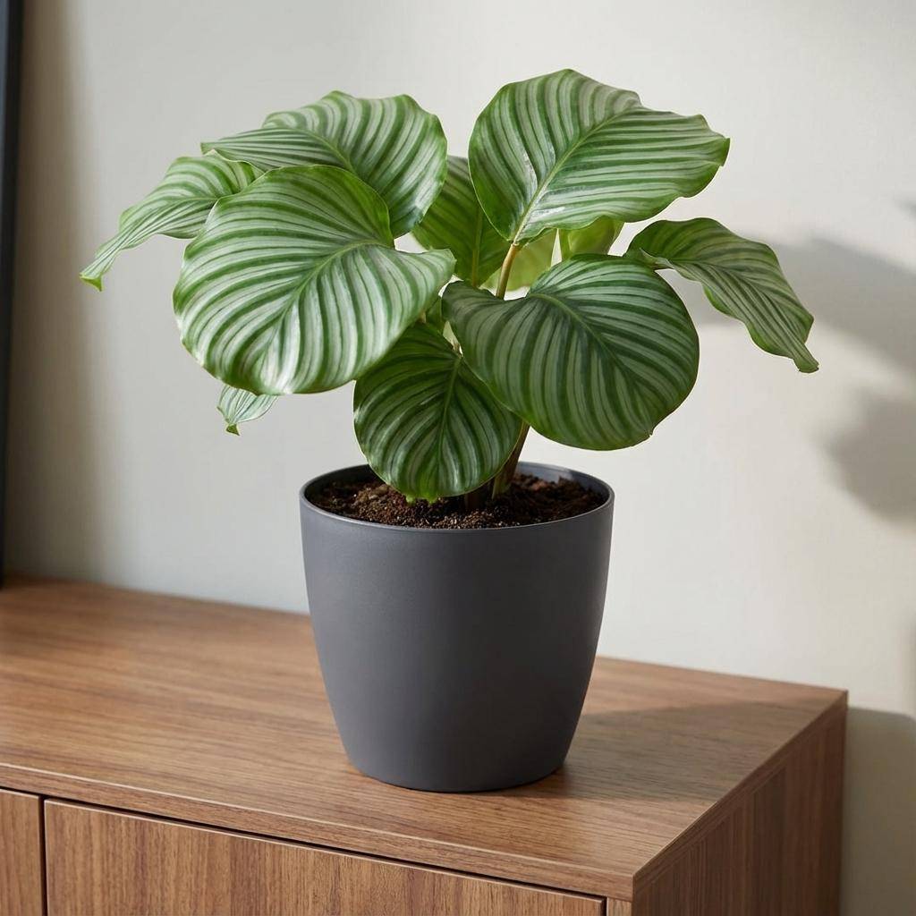 Pot de fleurs elho Brussels rond anthracite - D.25cm - Image 5