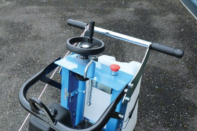 Scie à sol DIAM INDUSTRIES Thermique - 6600 W 9 CV - Ø 350 mm - SC350-H9 - Imagen 3
