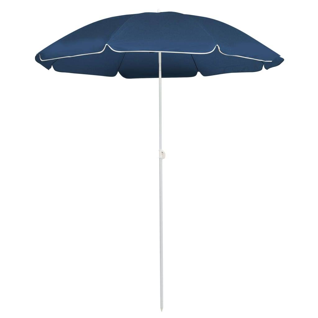 Maison Chic - Parasol de jardin - Parasol d'extérieur avec mât en acier bleu 180 cm P942 - Image 2