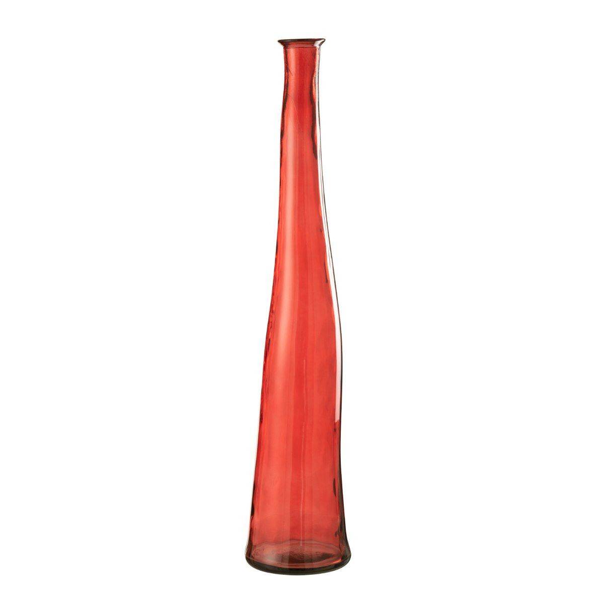 J-Line - Vase en Verre "Noah" 100cm Rouge - Image 1