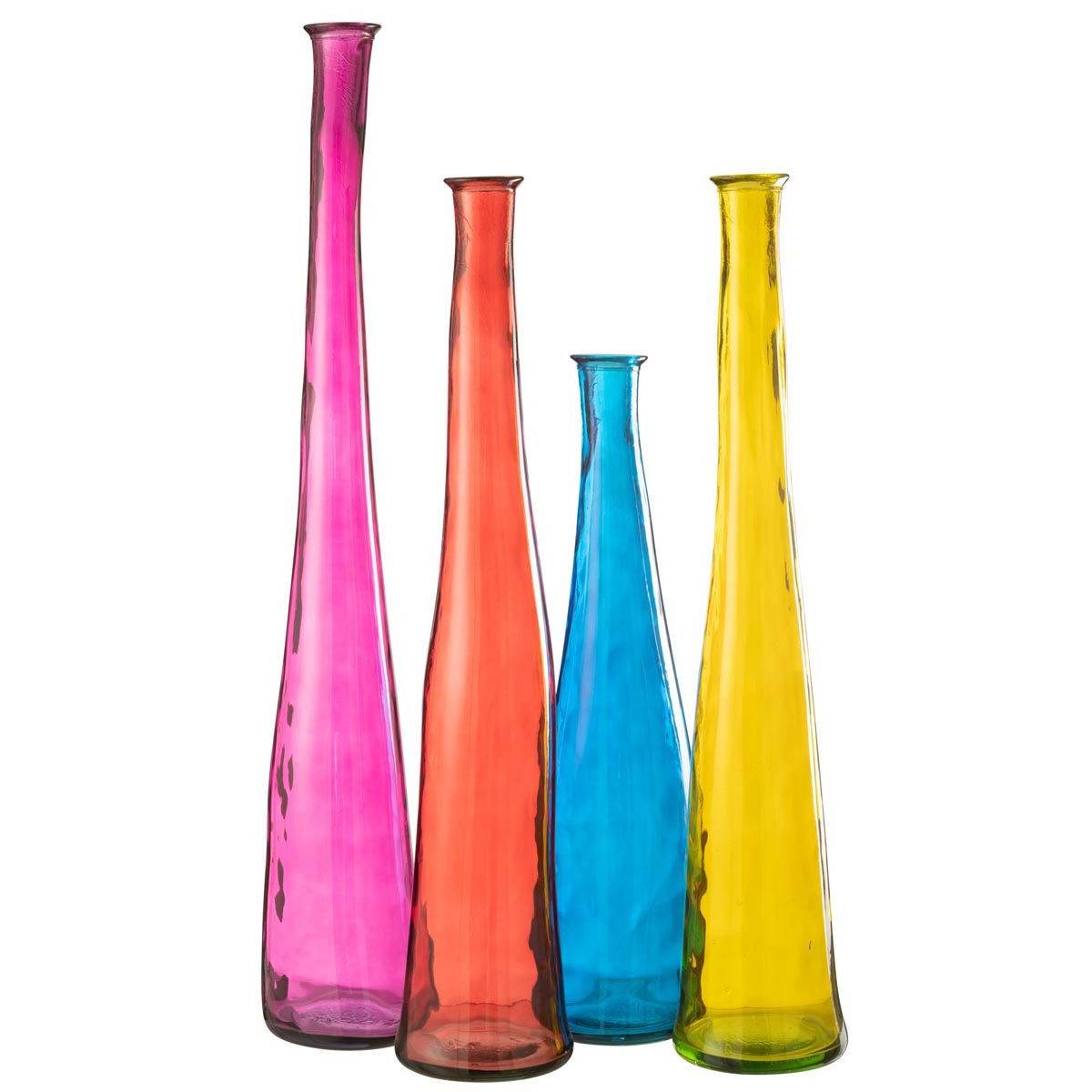 J-Line - Vase en Verre "Noah" 100cm Rouge - Image 2