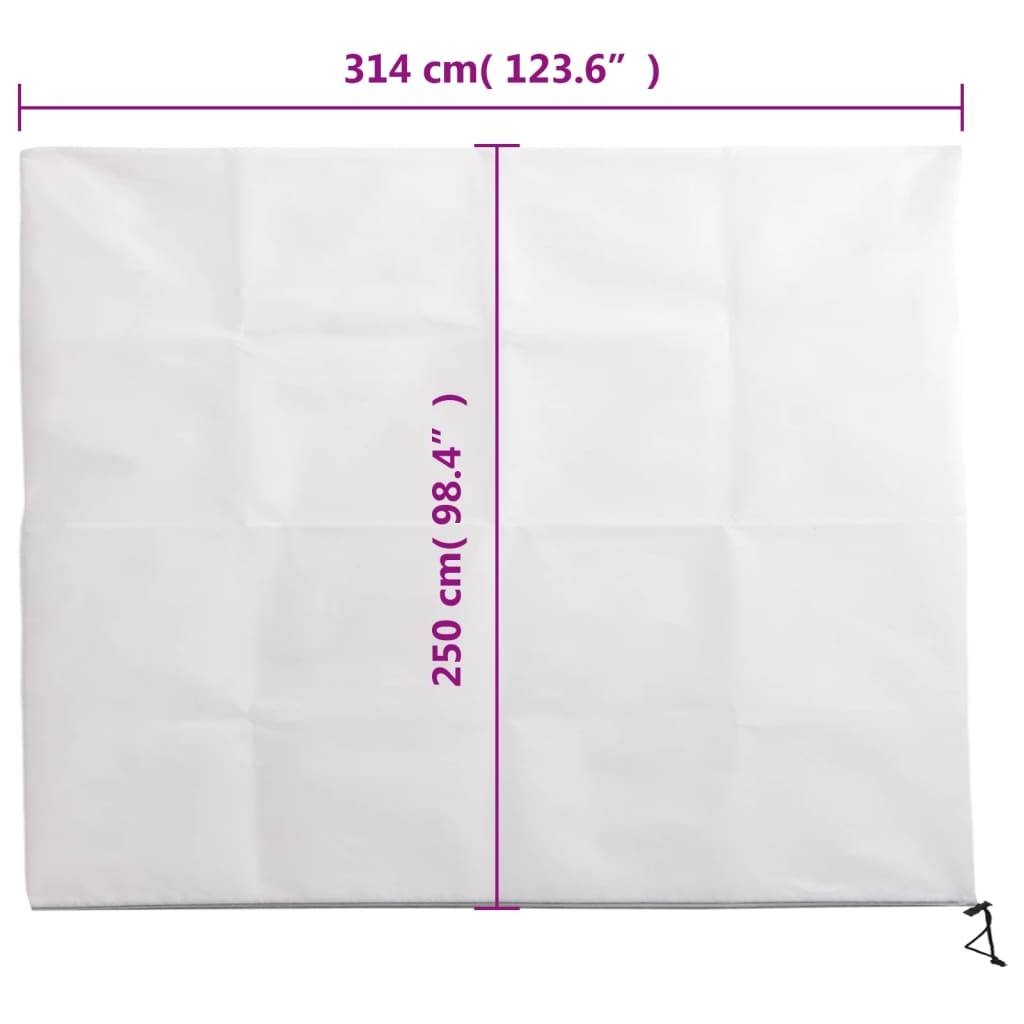 PANGIVO - Housse de protection pour plantes polypropylène blanc 314 x 1 x 250 cm - PANGIVO - Image 9