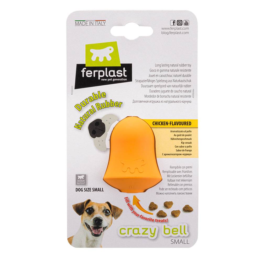 Ferplast - Ferplast Jouet Chien, Distributeur Croquettes ou Friandises, en Caoutchouc Naturel Durable à Mâcher, Arôme de poulet, Rebondissant, Lancer et - Imagen 7