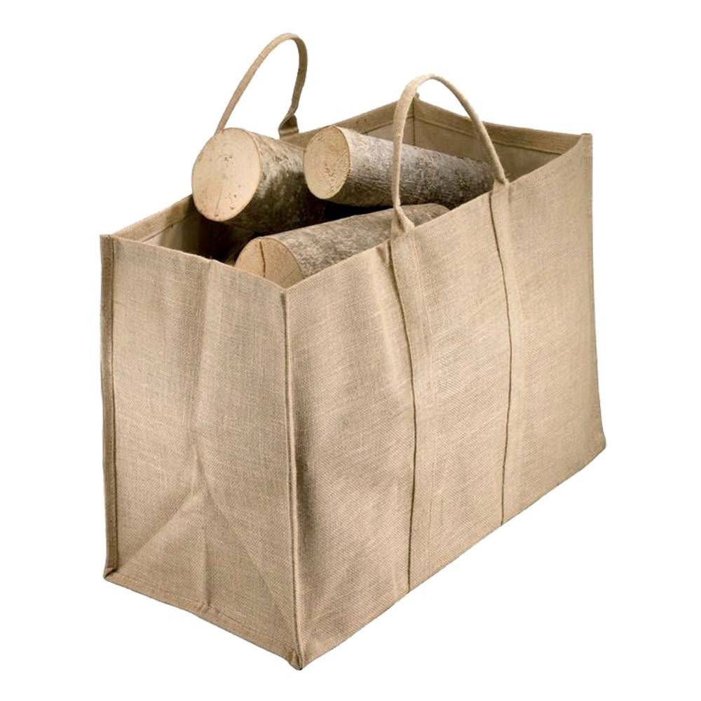 Facilitys - Sac à bûches en toile de jute - Imagen 1