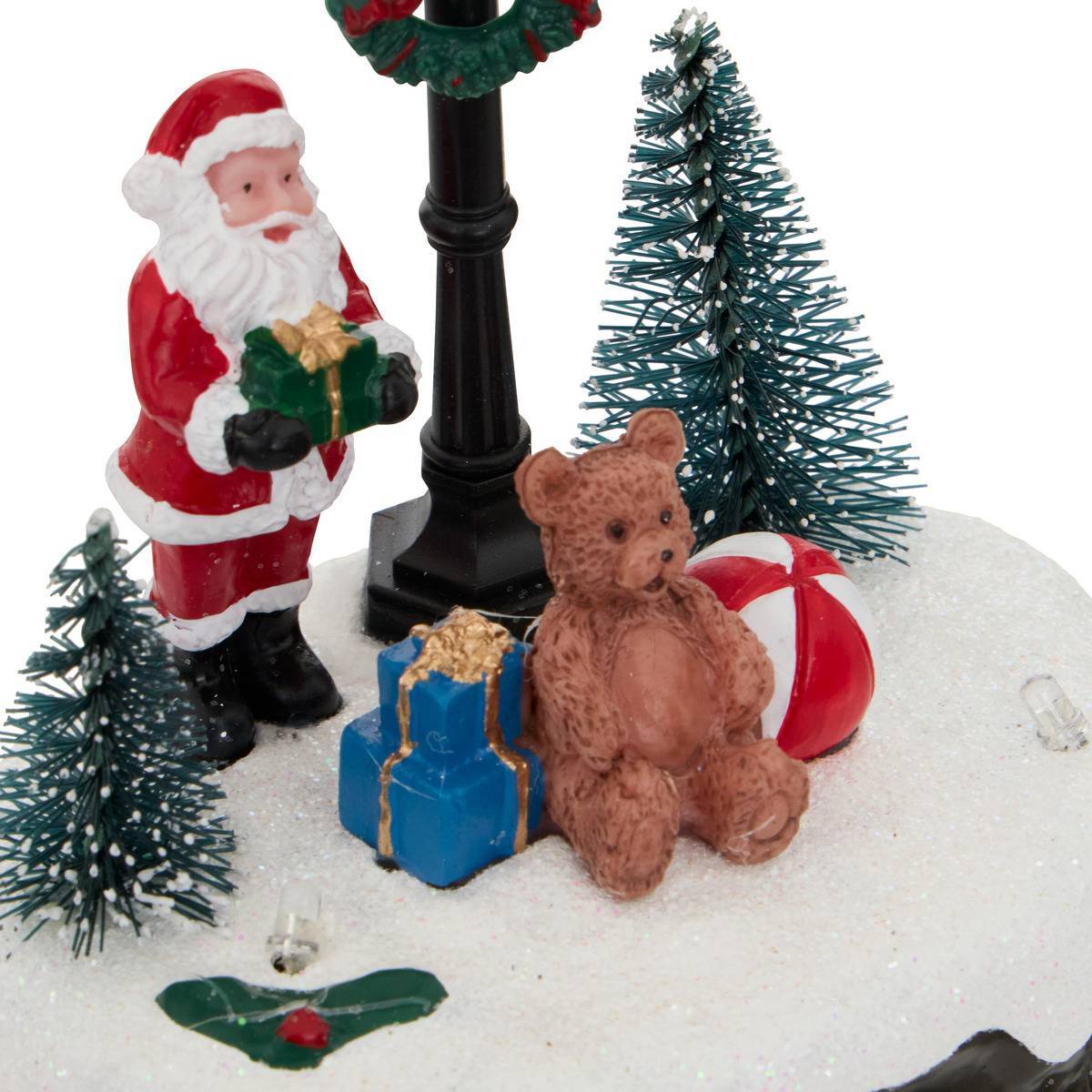 Atmosphera - Village de Noël lumineux sapin lampadaire multicolore 3 LED à piles 3 modèles assortis - Atmosphera Créateur d'intérieur - Image 5