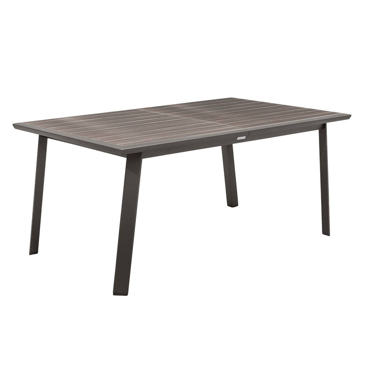 Hesperide - Table de jardin extensible "Pavane" seigle & praline 10 places en aluminium traité époxy Hespéride - Imagen 1