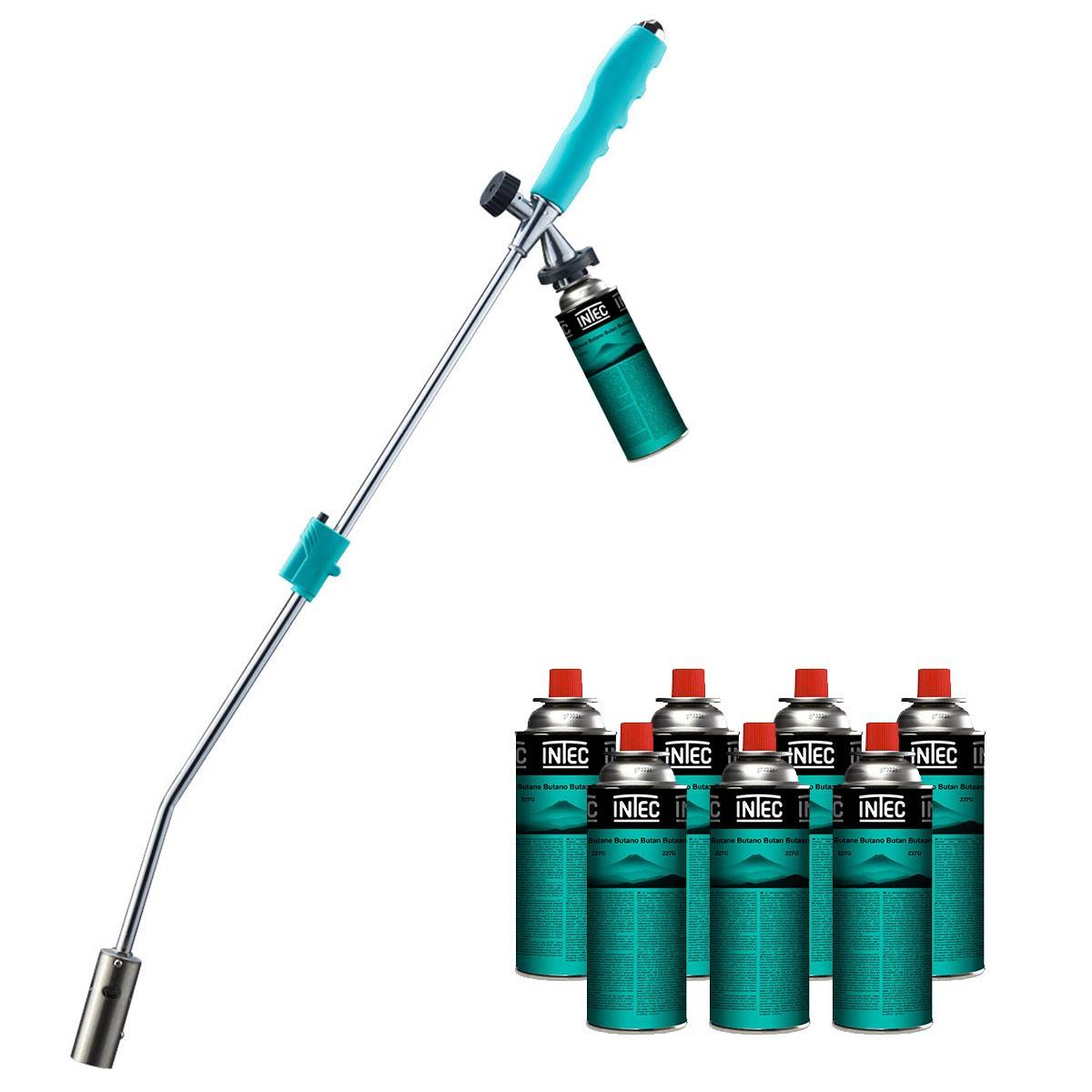Désherbeur thermique Brule Herbes + 8 Cartouches de gaz 250g KZ GARDEN - Image 1