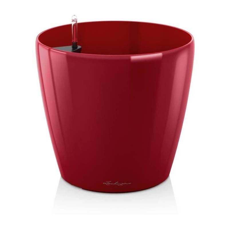 Lechuza - Pot De Fleur Lechuza Classico Premium 60 - Kit Complet, Rouge Scarlet Brillant - Imagen 1