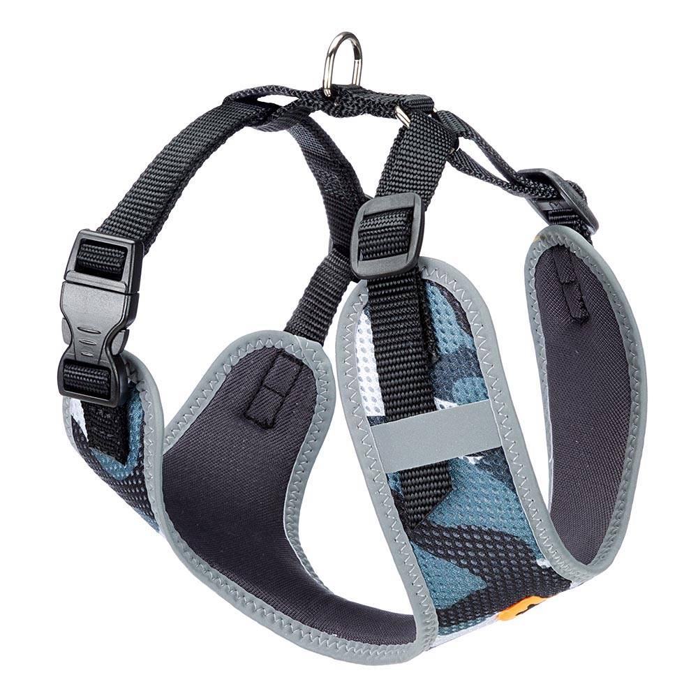 Ferplast - Ferplast Harnais Chien taille moyenne NIKITA S, harnais pour chien respirant, rembourré et réglable, facile à porter, bords réfléchissants, poitrine - Imagen 1