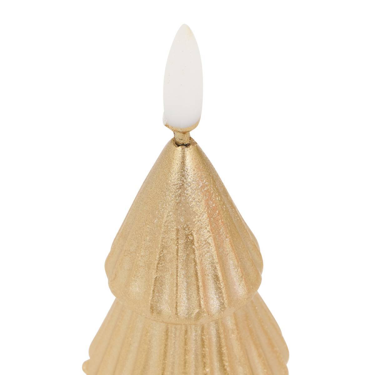 Feeric Christmas - Bougie LED sapin doré H. 13 cm - Feeric Lights & Christmas - Image 2