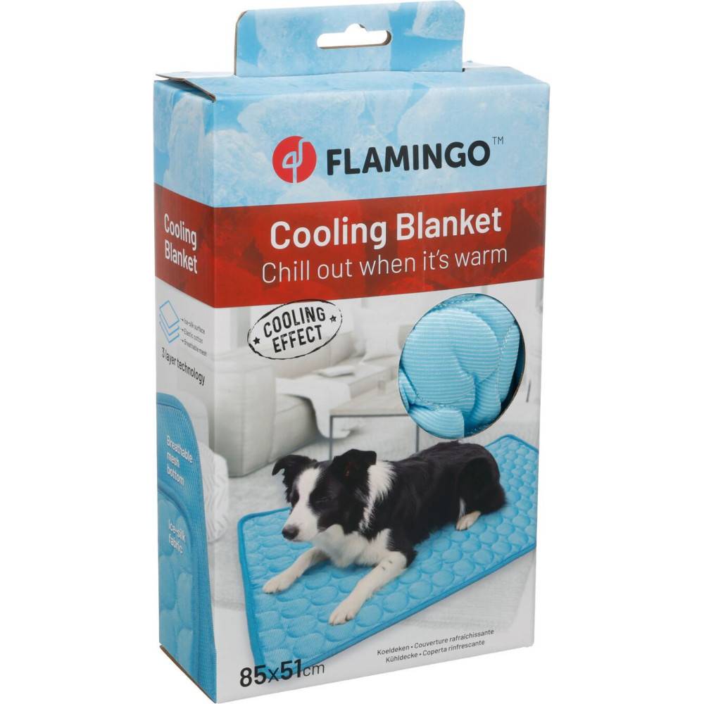 Couverture Rafraîchissante JAHE Bleue pour Chien et Chat - Image 1