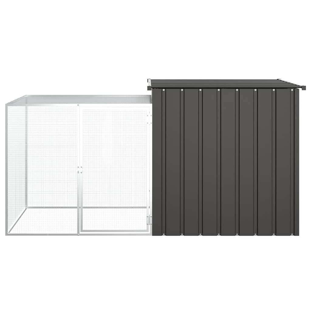 Vidaxl - Cage pour poules Anthracite 200x91x100 cm Acier galvanisé vidaXL 171544 - Image 2