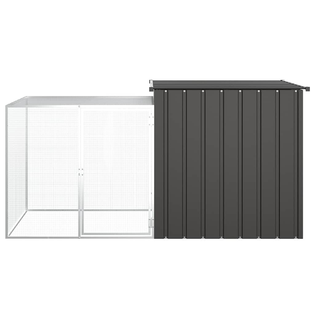 Vidaxl - Cage pour poules Anthracite 200x91x100 cm Acier galvanisé vidaXL 171544 - Image 8